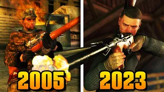 Evolution of Sniper Elite Games 2005-2022