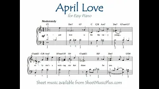 April Love (Easy Piano)