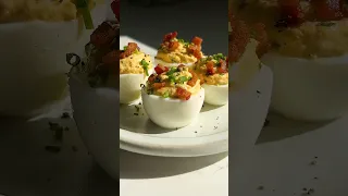 LOADED deviled eggs