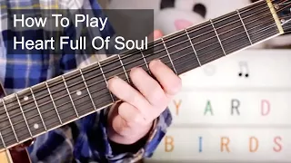 'Heart Full Of Soul' The Yardbirds Acoustic Guitar Lesson