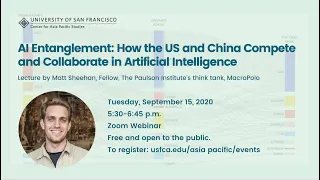 Matt Sheehan Research Brief: AI Entanglement: How the US and China Compete and Collaborate in AI