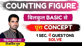 COMPLETE COUNTING FIGURES || BEST EXPLANATIONS || RG VIKRAMJEET SIR || SSC CGL CHSL ||