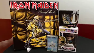 🪄🎁 Iron Maiden - Piece of Mind 🧠 Vinyl, Funko Eddie, Mug, 7th Son of a 7th son Cassette Unboxing 🎁🪄