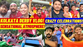 East Bengal vs Mohunbagan Derby Vlog! 🤩 World Class Goal! 🔥 Electrifying Atmosphere! ⚡️