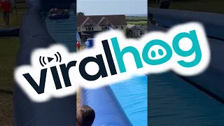 Spinning Out Slip and Slide Fail || ViralHog