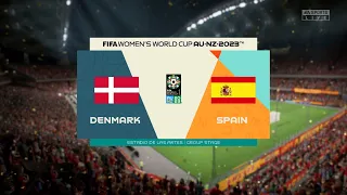 Denmark Women vs Spain Women (05/07/2023) Women's International Friendly FIFA 23