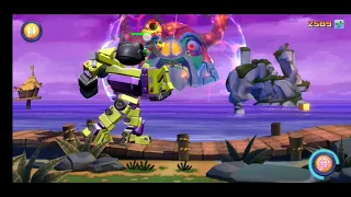 Angry Birds Transformers gameplay Devastator vs Unicron round 3