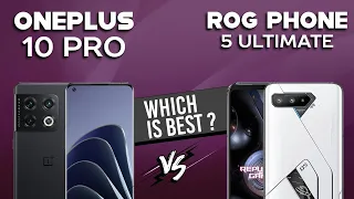 OnePlus 10 Pro VS Rog Phone 5 Ultimate - Full Comparison ⚡Which one is Best