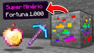 minecraft mas todos os MINÉRIOS são SUPER!