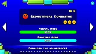 Geometry Dash – “Geometrical Dominator” 100% Complete [All Coins] - GuitarHeroStyles