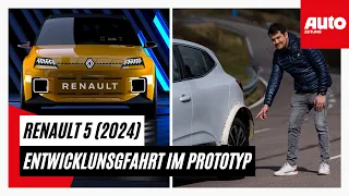 Renault 5 Elektro (2024): Erste Fahrt im elektrischen R5 Prototyp! | AUTO ZEITUNG