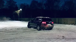 Snow day Volkswagen Touareg 3.0 DRIFTING / Фолксваген Туарег Дрифт