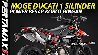 Detailed of the Ducati Hypermotard 698 Mono Moge Supermoto Single Cylinder Engine  Desmo SuperQuadro