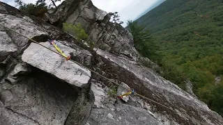 Quick Clip, 30ft FRIGHTENING Trad Fall at The Gunks!