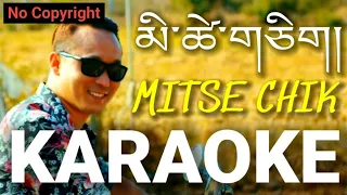 Mitse Chik KARAOKE ༼མི་ཚེ་གཅིག།༽ with lyrics | No Copyright Music