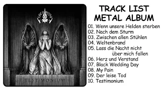 Lacrimosa - Testimonium Album heavy metal 2017