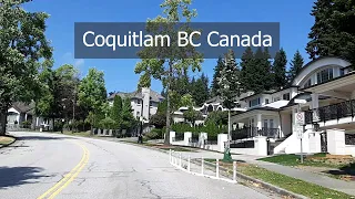 Driving Vancouver Suburbs | "Westwood Plateau" Residential Living Homes, Life in Coquitlam BC Canada