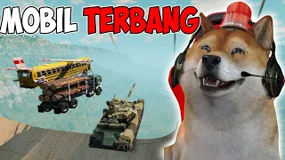 KITA KEMBALI MENGHANCURKAN MOBIL TERBANG KE TANAH!! ADA TANK! - BeamNG drive