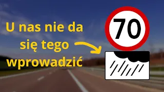 Ograniczenie prędkości przy mokrej nawierzchni. Dlaczego nie zostało wprowadzone?