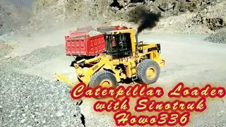 Cat 950E Wheels Loader Loading And Operator View -