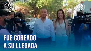 Santiago Taboada… el primero en votar