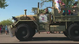 Honoring our military members at the Phoenix Veterans Day Parade