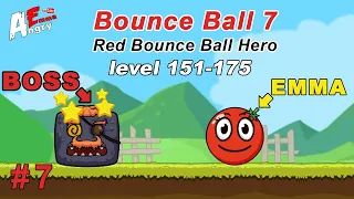 🔴Bounce Ball 7 : Red Bounce Ball Adventure - Gameplay #7 (level 151-175)