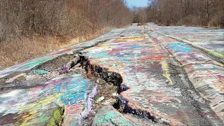 Graffiti Highway in Centralia PA