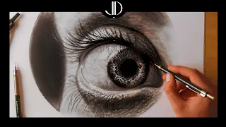 How to Draw a Hyperrealistic Eye || Step by Step Tutorial