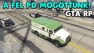 A FÉL RENDŐRSÉG A NYOMUNKBAN! - GTA RP