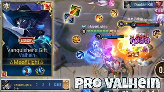 Valhein Pro Gameplay | New Pro Build Insanely Speed ADC | Arena of Valor | Liên Quân mobile