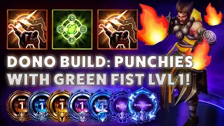 Kharazim SSS - DONO BUILD: PUNCHIES WITH GREEN FIST LEVEL 1! - Bronze 2 Grandmaster S3 2022