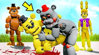 ANIMATRONICS PODE SALVAR O GOLDEN FREDDY DOS VILOES? | GTA V Five Nights at Freddy's