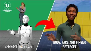 DeepMotion to Metahuman | Body, Finger & Face Animation Retarget | Unreal Engine 5 Tutorial