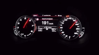 Audi RS6 Performance acceleration 0 - 60 - 100 - 200 - 240 605PS 605hp German Autobahn Sound 2017