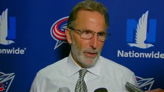 John Tortorella following the Blue Jackets win