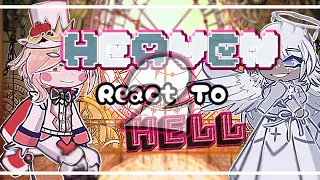 Hazbin HEAVEN Reacts To Husk & Angel Dust | HAZBIN HOTEL | 2/? | + Molly