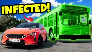 We Played ZOMBIE Infection Hide and Seek with BUSES in BeamNG Drive Mods!