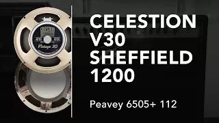 Sheffield 6505 VS Celestion Vintage 30 - Peavey 6505+112