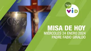 Misa de hoy ⛪ Miércoles 24 Enero de 2024, Padre Fabio Giraldo #TeleVID #MisaDeHoy #Misa