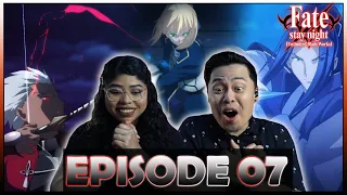 ASSASSIN IS SO STRONG! Fate/Stay Night: Unlimited Blade Works Episode 7 Reaction