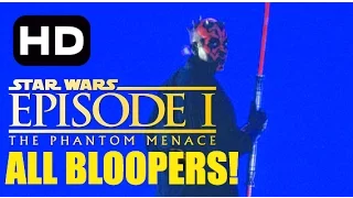 Star Wars The Phantom Menace Bloopers COMPLETE COLLECTION!