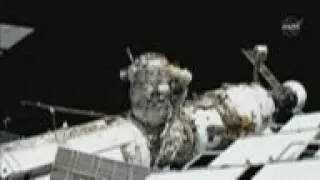 Cosmonauts conduct spacewalk at ISS