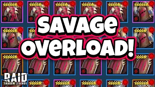 Savage Overload!  Don't Mess This Up!  Raid: Shadow Legends