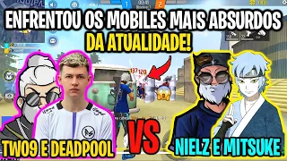 TWO9 ENFRENTOU MITSUKE E NIELZ OS MOBILES MAIS ABSURDOS DO FREE FIRE E DEU UM SHOW! 2X2 APOSTADO