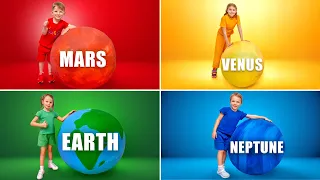 Five Kids teach the Solar system | Videos about the planets and more children's videos