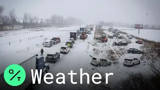 At Least 50 Cars Crash on Interstate 80 in Snowy Iowa Pileup