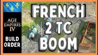FAST French 2 TC Boom Build Order | Age of Empires 4 Build Order