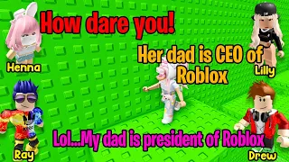 ❤️ TEXT TO SPEECH 🎁 I Yelled At The Roblox CEO's Daughter! 🎀 Roblox Story #715