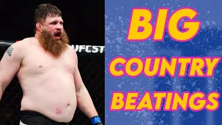 3 Mins of Roy Nelson Mostly KO'ing Fighters But Sometimes Getting Beat Harder than a Teenagers Meat